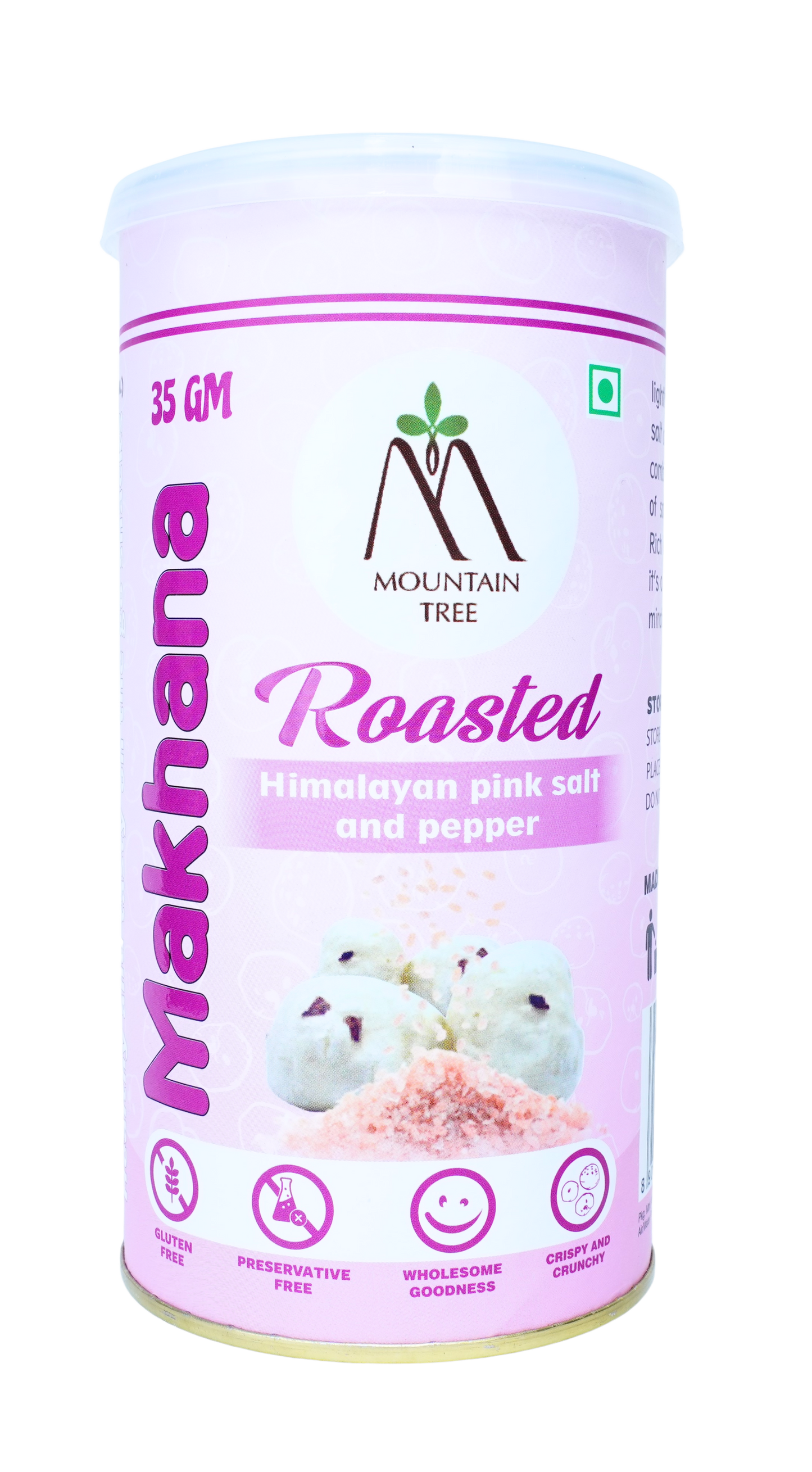 Makhana -Himalayan Rock Salt & Pepper